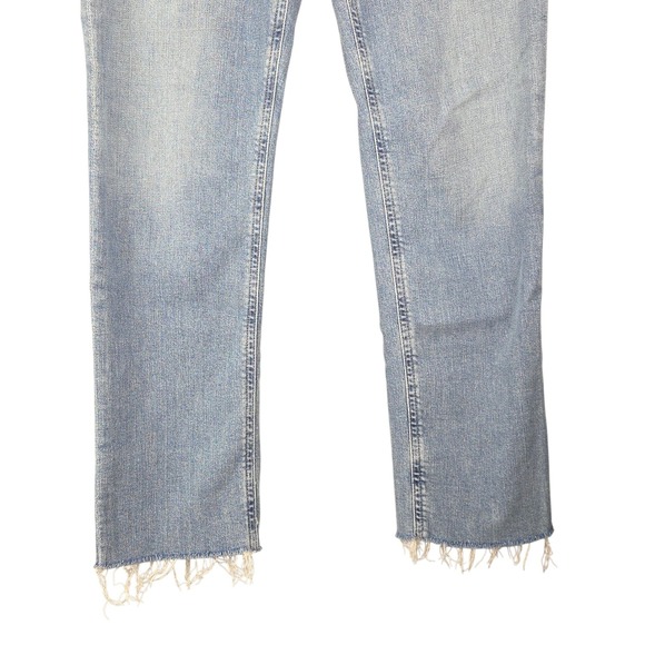 Citizens of Humanity Women's 26 Light Wash Straight Leg Jeans Frayed Hem Isola - Picture 3 of 11